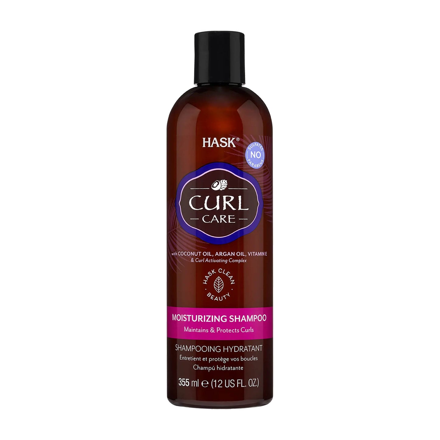 HASK Curl Care moisturizing shampoo, 355 mL