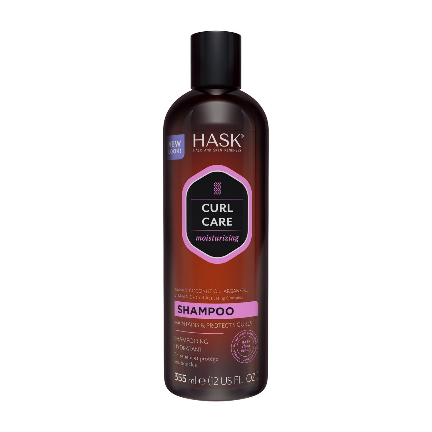 HASK Curl Care moisturizing shampoo, 355 mL