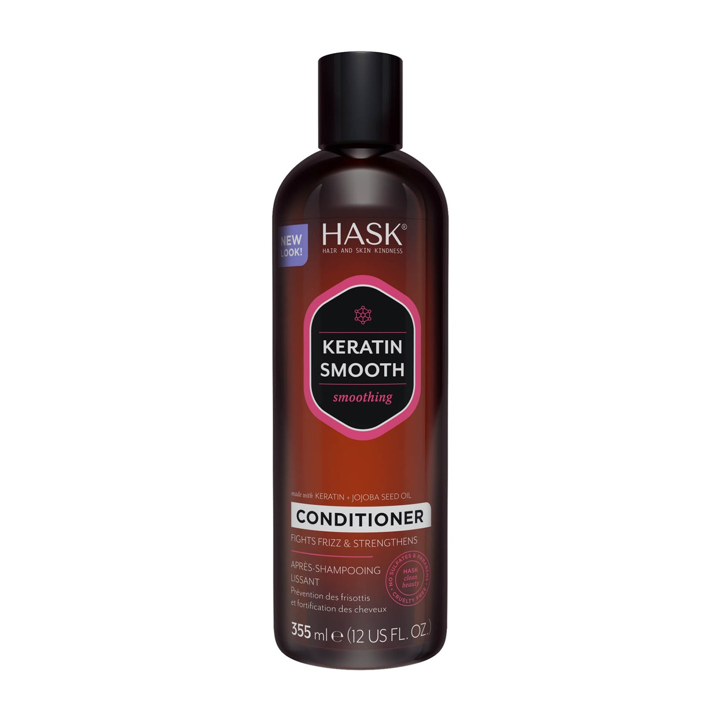 HASK Keratin Smooth Glättungs-Conditioner, 355 ml