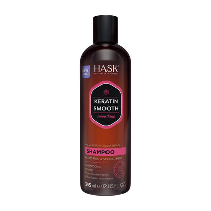 HASK Keratin Smooth smoothing shampoo, 355 mL