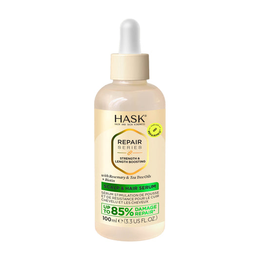 HASK Repair Series strength & length boosting scalp & hair serum, 100 mL