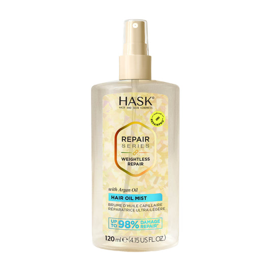 HASK Repair Series weightless repair argan oil hair oil mist, 120 mL