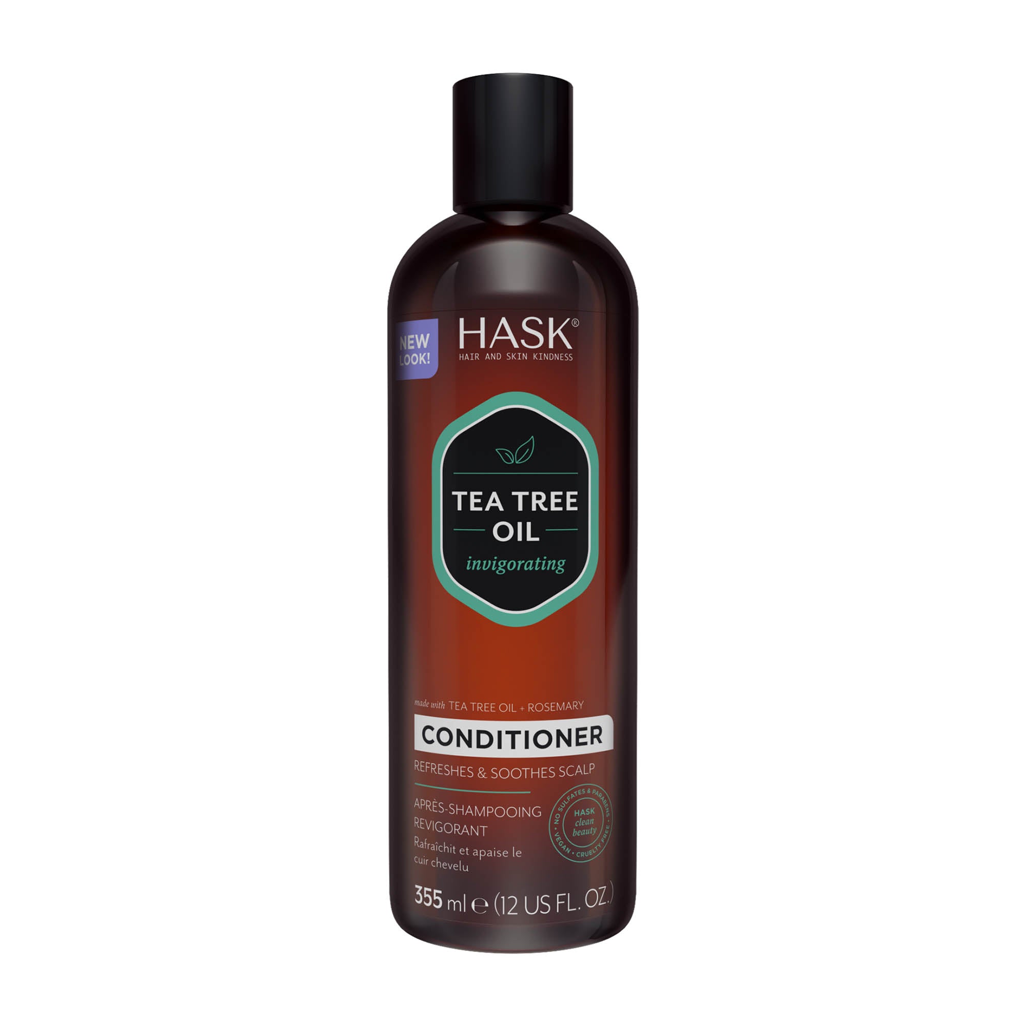 HASK Tea Tree Oil & Rosemary invigorating conditioner, 355 mL