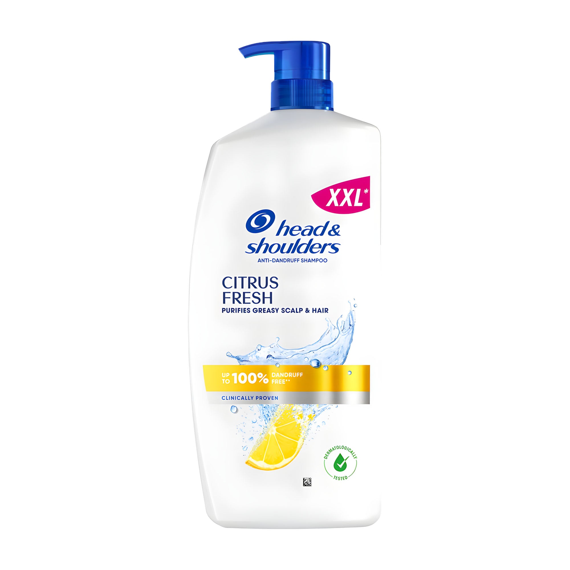 Head & Shoulders Citrus Fresh shampoo 800 ml bottle on a white background