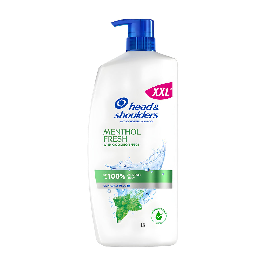 Head & Shoulders Menthol Fresh shampoo 800 ml bottle on a white background