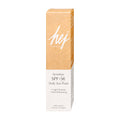 HEJ Organic Sensitive SPF 50+ Daily Sun Fluid packaging on a white background