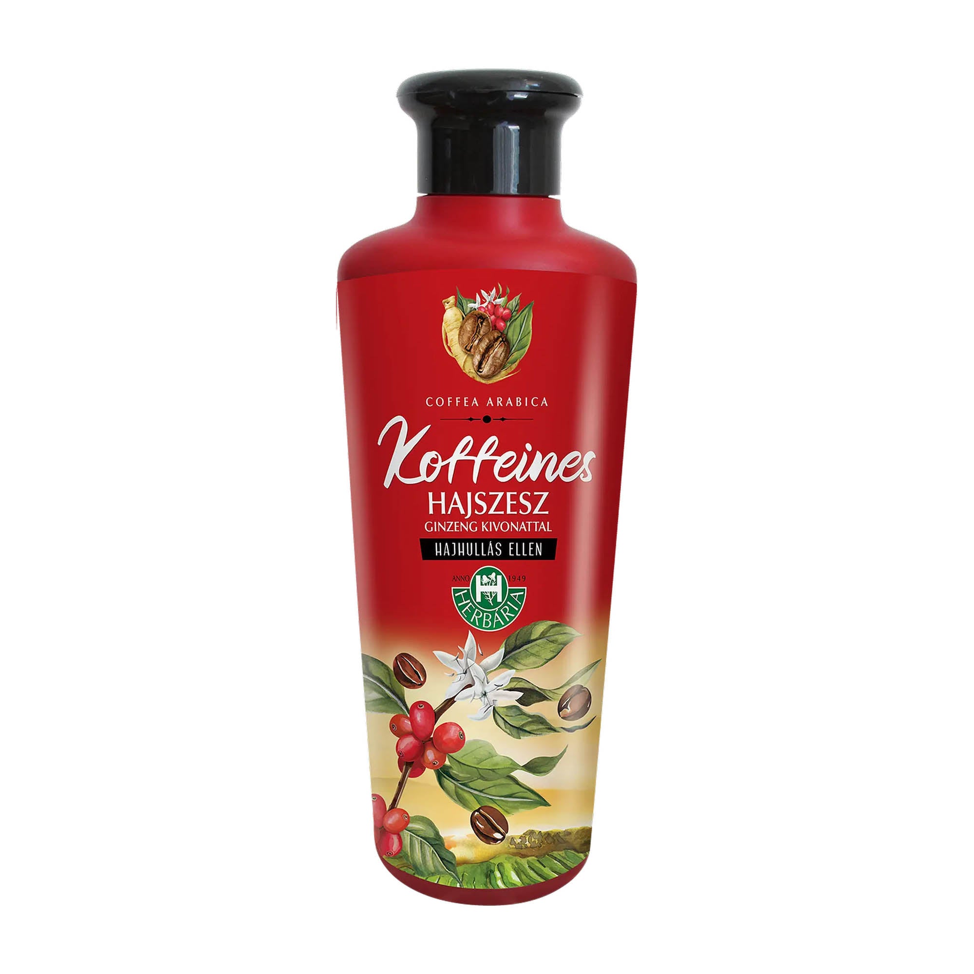 Herbária Lotion anti-chute Caféine & Ginseng, 250 ml