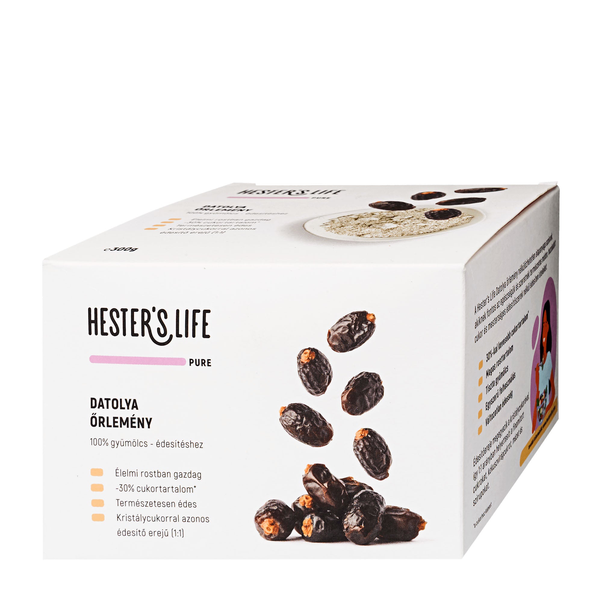 Hester's Life Poudre de dattes, 300 g
