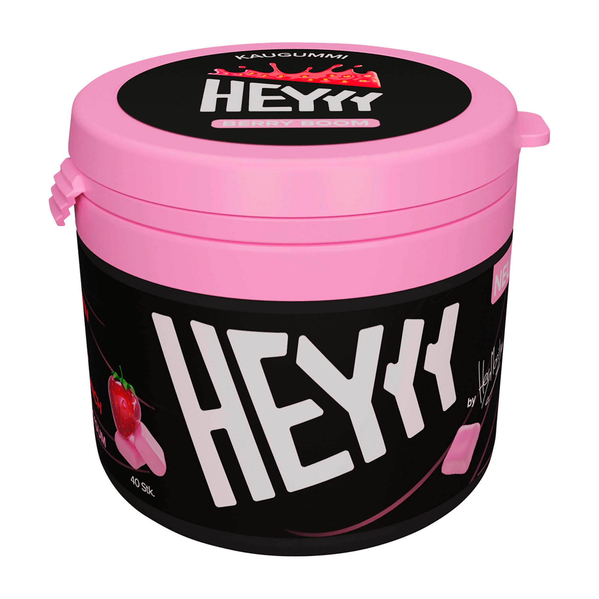 HEYYY Sugar-free Chewing Gum BERRY BOOM, 68 g