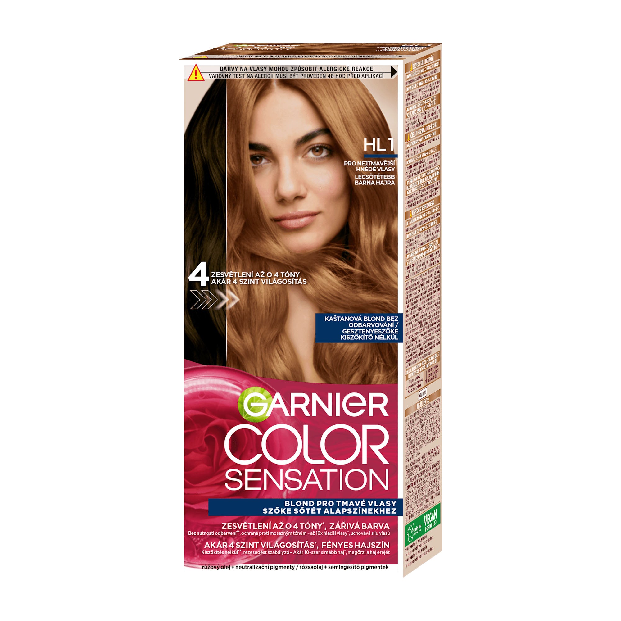 GARNIER Color Sensation HL1 Chestnut Blonde high lift for dark brown