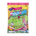 Packaging of Hoch edible Easter grass with cartoon characters on a white background