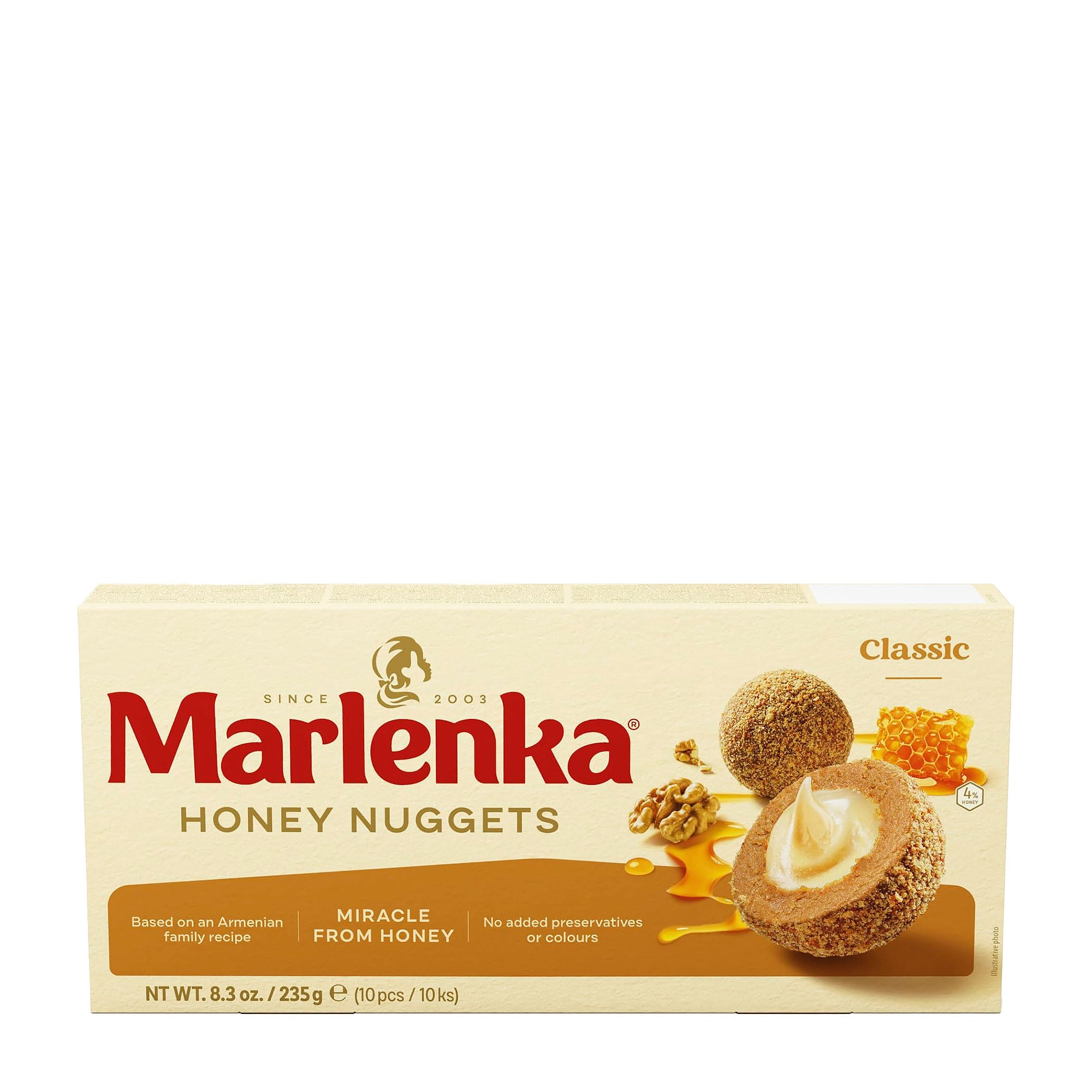 Marlenka Honey Nuggets Classic, 235 g