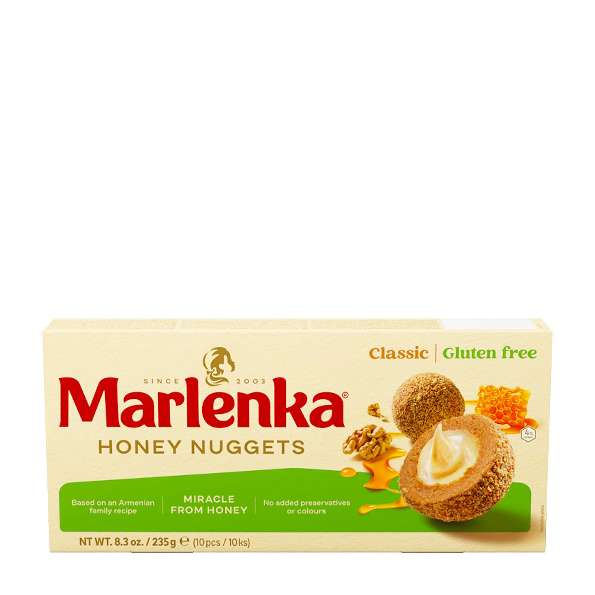 Marlenka Honey Nuggets Classic glutenfrei, 235 g