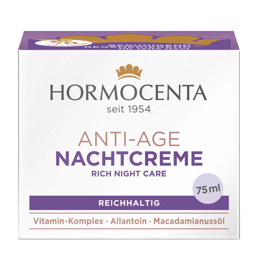 Hormocenta Anti-Age Night Cream packaging on a white background
