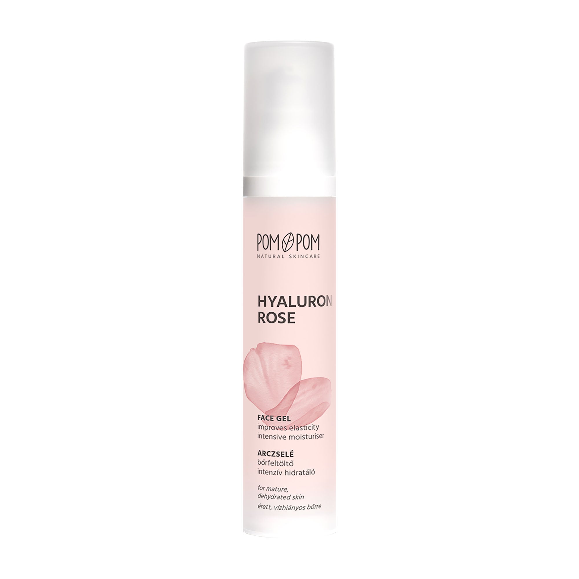 Pom-Pom Gel visage hydratant intensif Hyaluron Rose, 50 ml