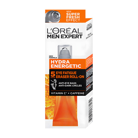 Loreal Paris Men Expert Hydra Energetic Roll-On gegen Augenermüdung, 10 ml