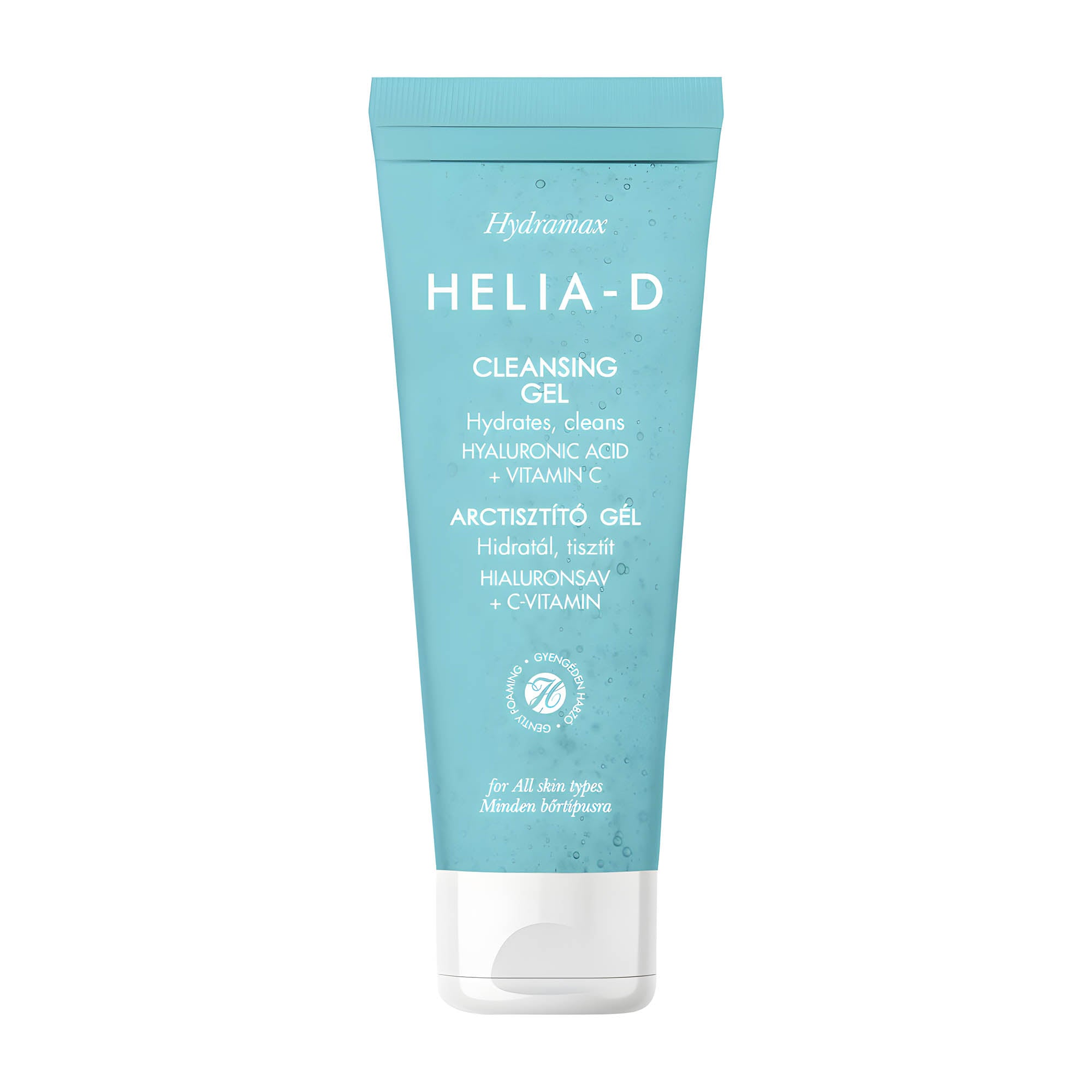 HELIA-D Gel nettoyant Hydramax à l'acide hyaluronique + vitamine C, 125 ml