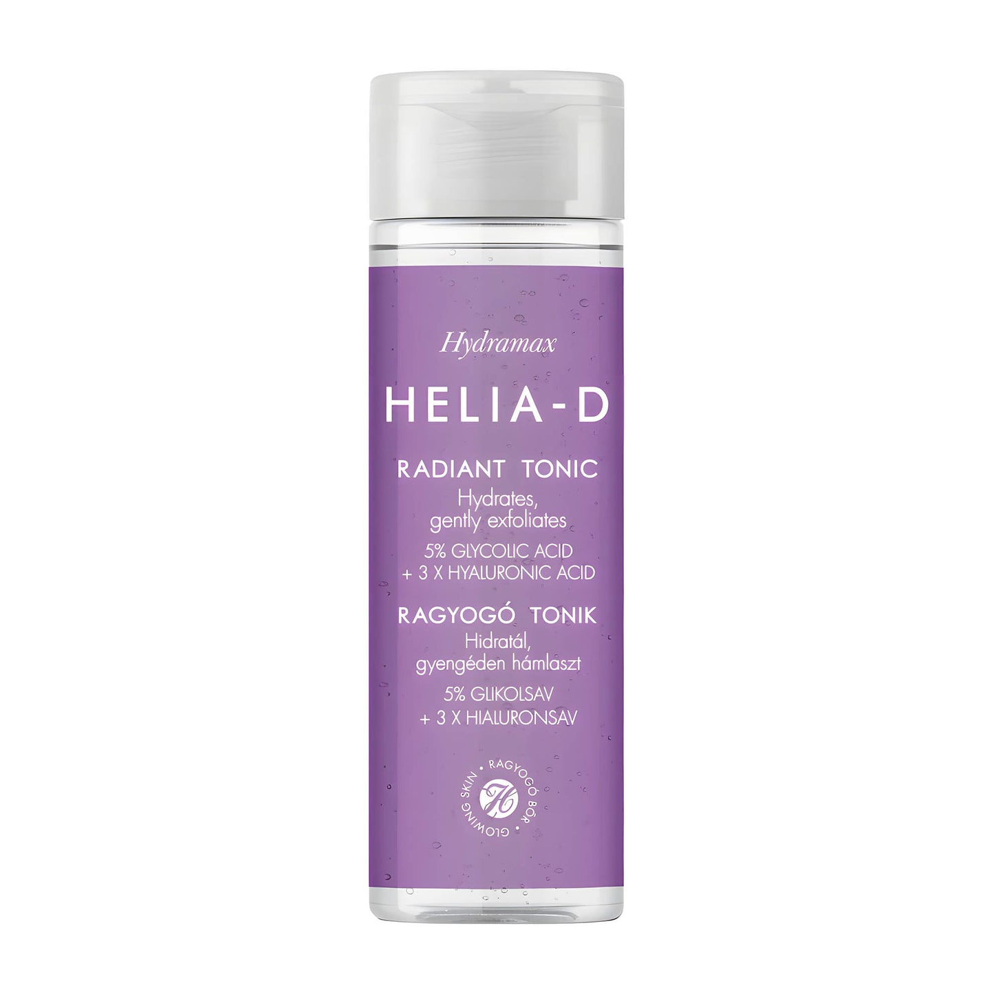 Helia-D Hydramax Radiant Tonic mit Glykolsäure und Hyaluronsäure, 200 ml