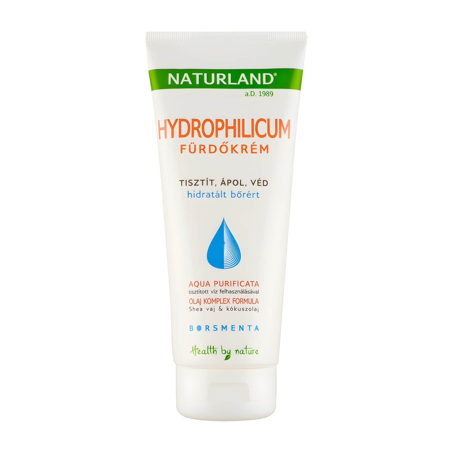 Naturland Hydrophilicum peppermint shower cream, 180 mL