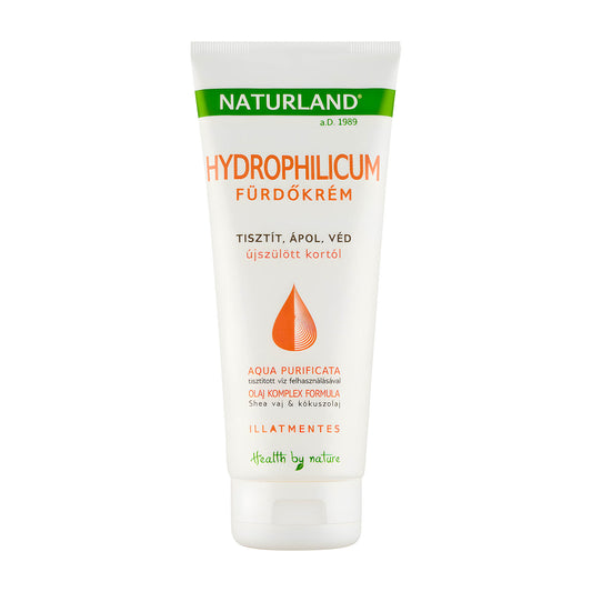 Naturland Hydrophilicum unscented shower cream, 180 mL