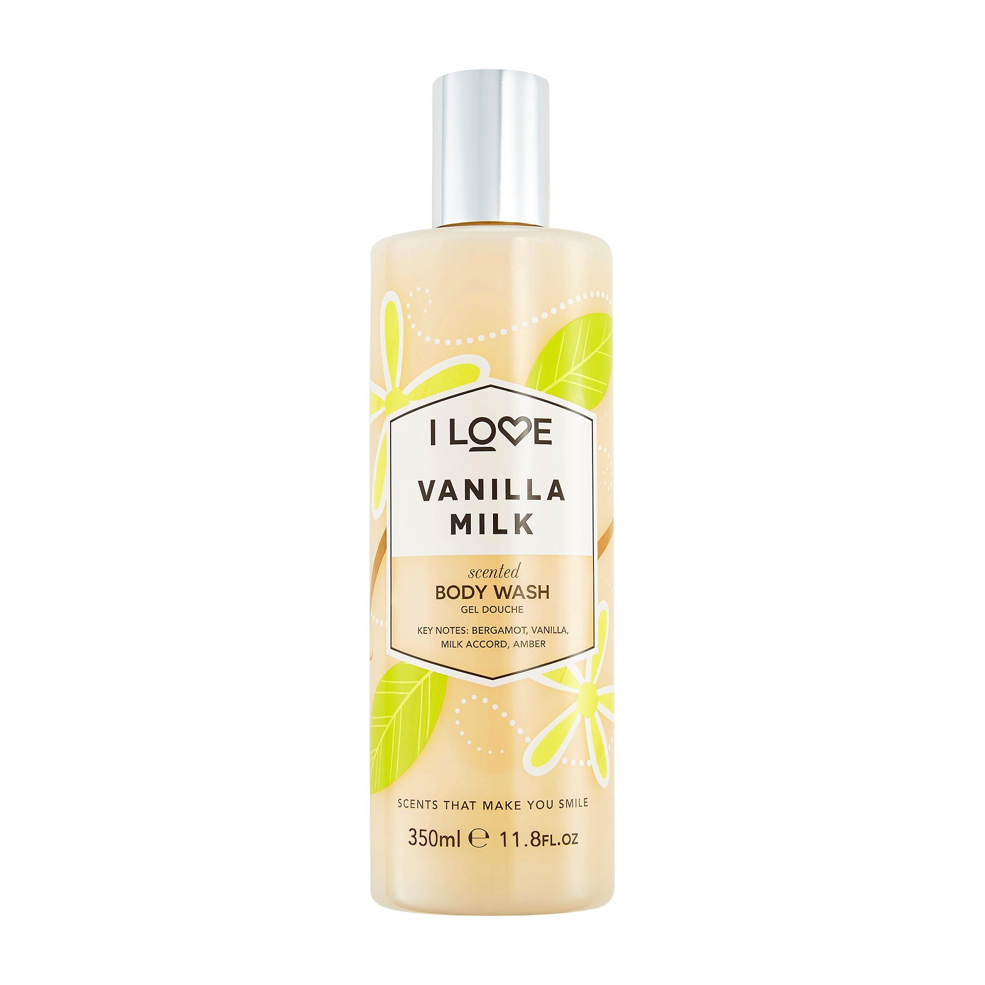 I LOVE Body Wash Vanilla Milk, 350 mL