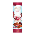 Lindt Ice Cream Amarena Cherry milk chocolate bar packaging on a white background.