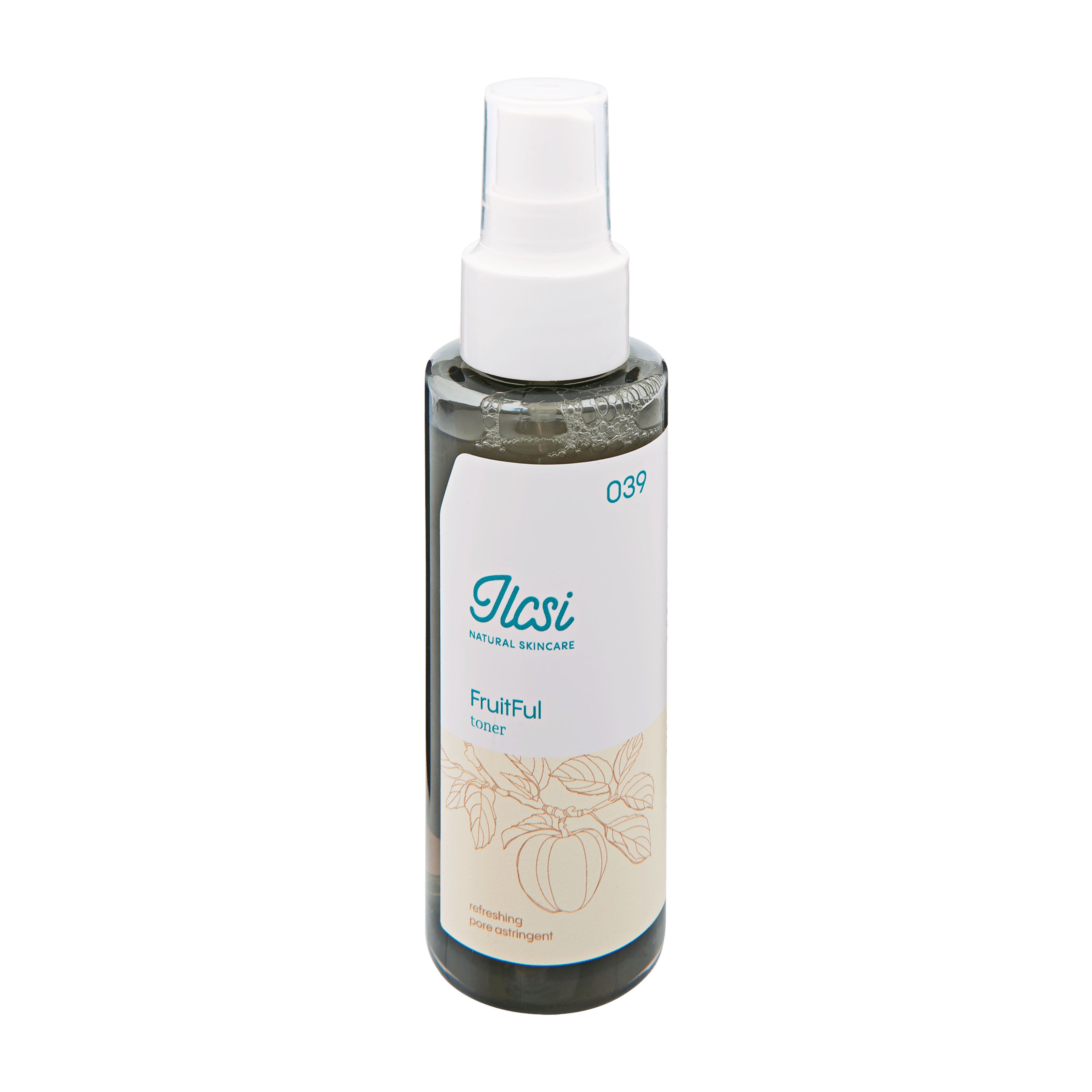 Face toner bottle labeled 'Ilcsi' on a white background