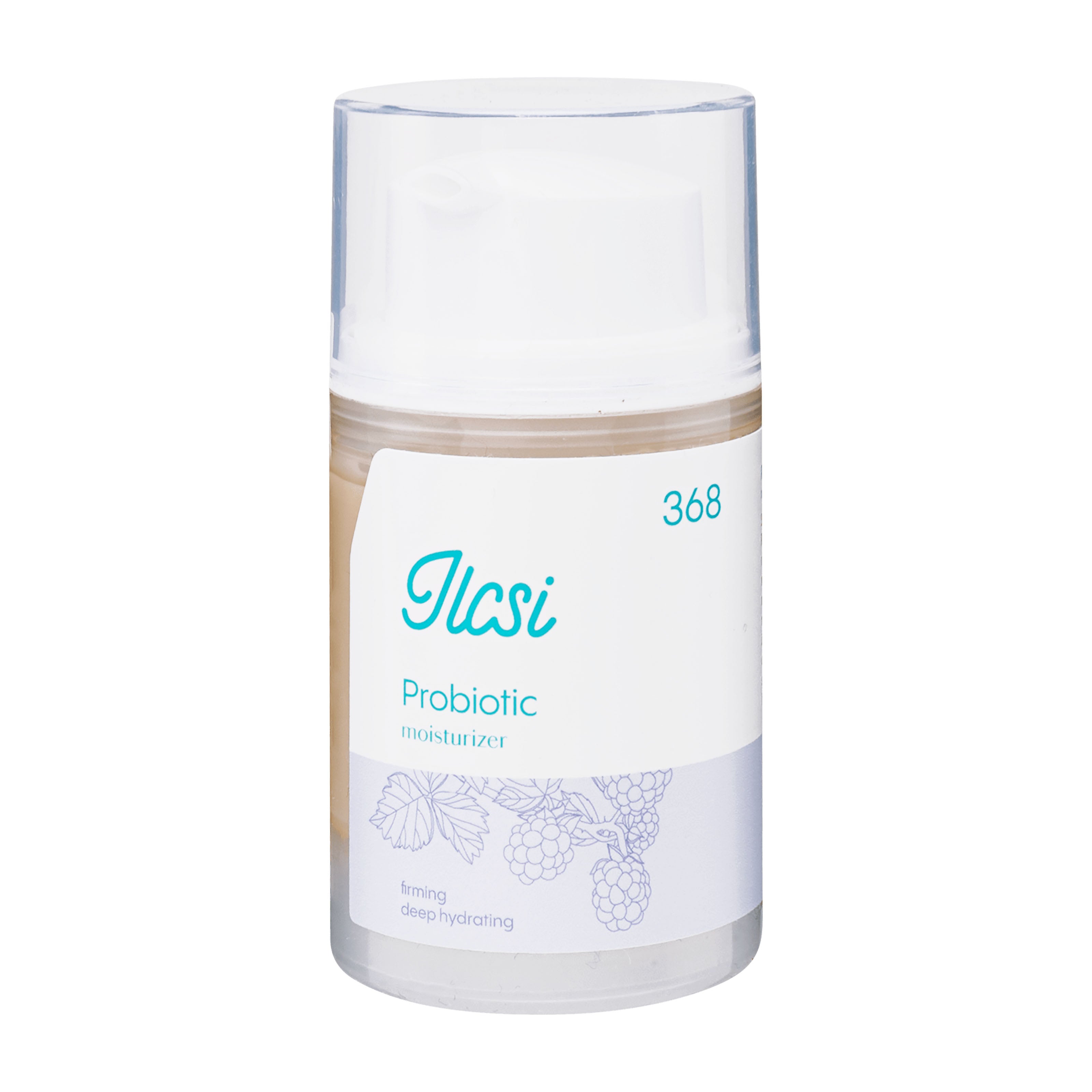 Probiotic Moisturizer with 'Ilcsi' branding on a white background