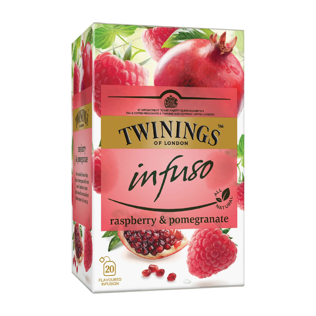 Twinings Herbal Tea Raspberry & Pomegranate Infusion, 20 Count