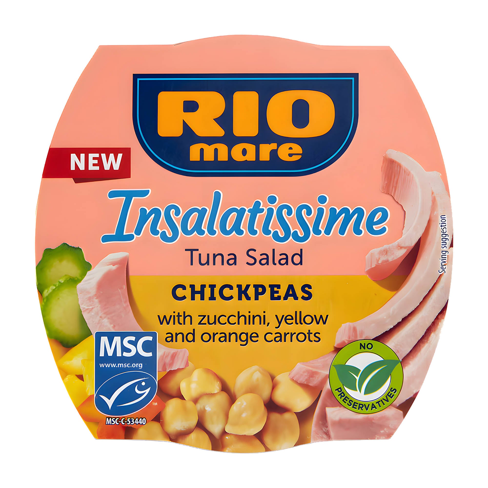 Rio Mare Insalatissime Salade de thon aux pois chiches, 160 g