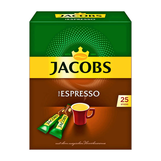 Jacobs Espresso Instantkaffee, 25 Stück