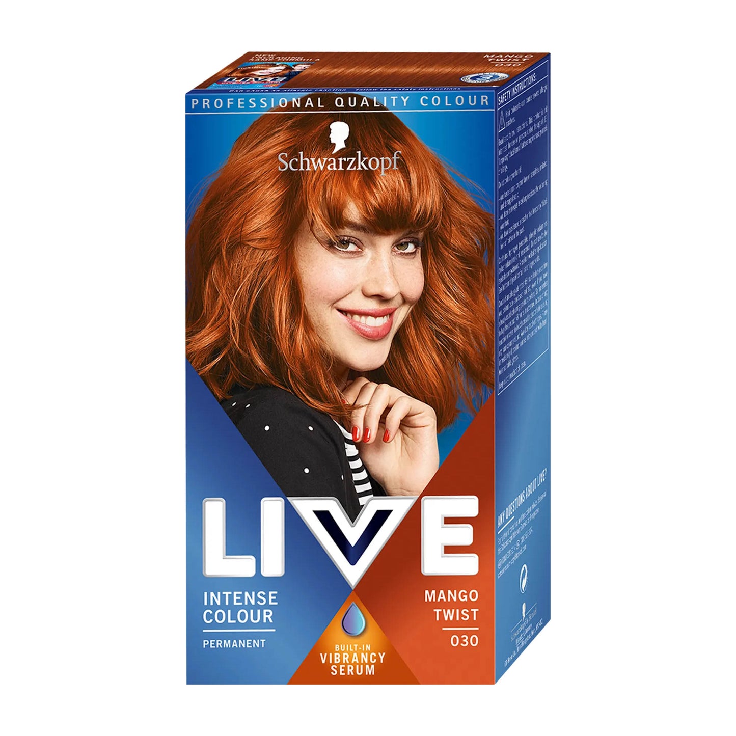 Schwarzkopf LIVE 030 Mango Twist permanent hair color