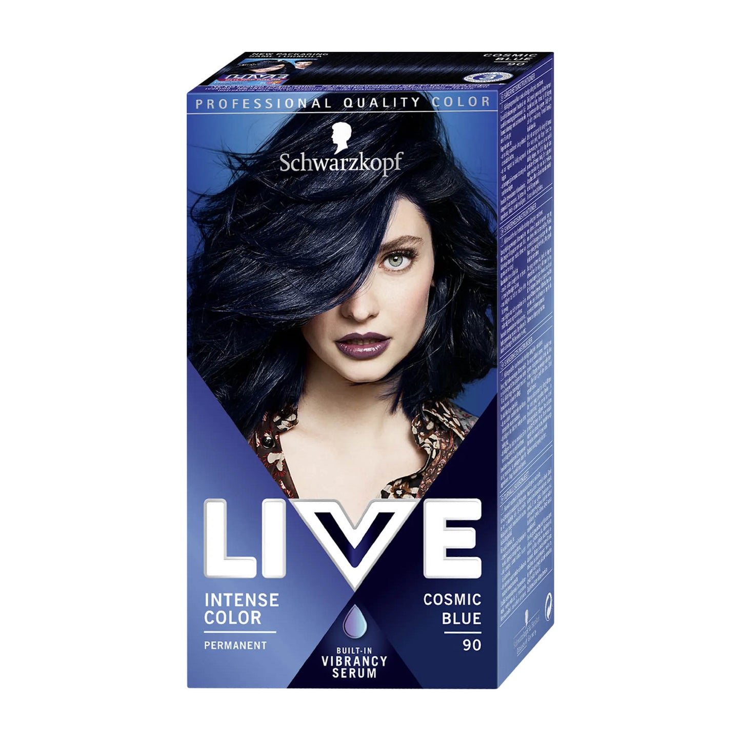 Schwarzkopf LIVE 090 Cosmic Blue permanent hair color