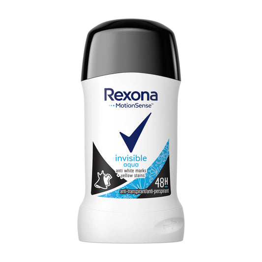 Rexona Invisible Aqua 48h Antitranspirant-Stick, 40 ml