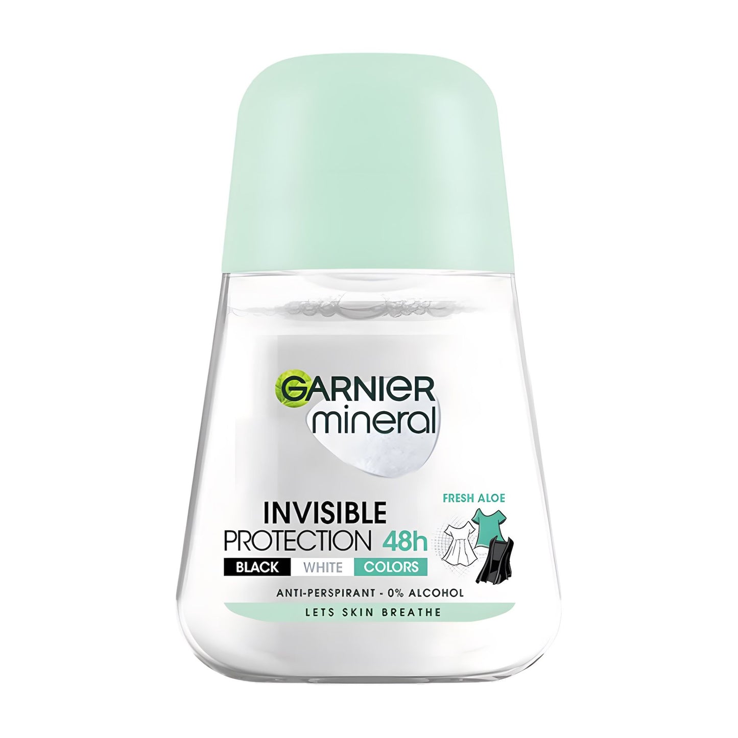 Garnier mineral Invisible Protection fresh aloe 48h anti-perspirant roll-on, 50 mL