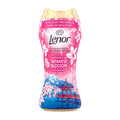 Lenor Japanese Blossom laundry perfume pearls packaging on a white background.