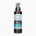 A bottle of JimJams Pure & Clean Black Soap with a black pump and clear cap, set against a plain light gray background.