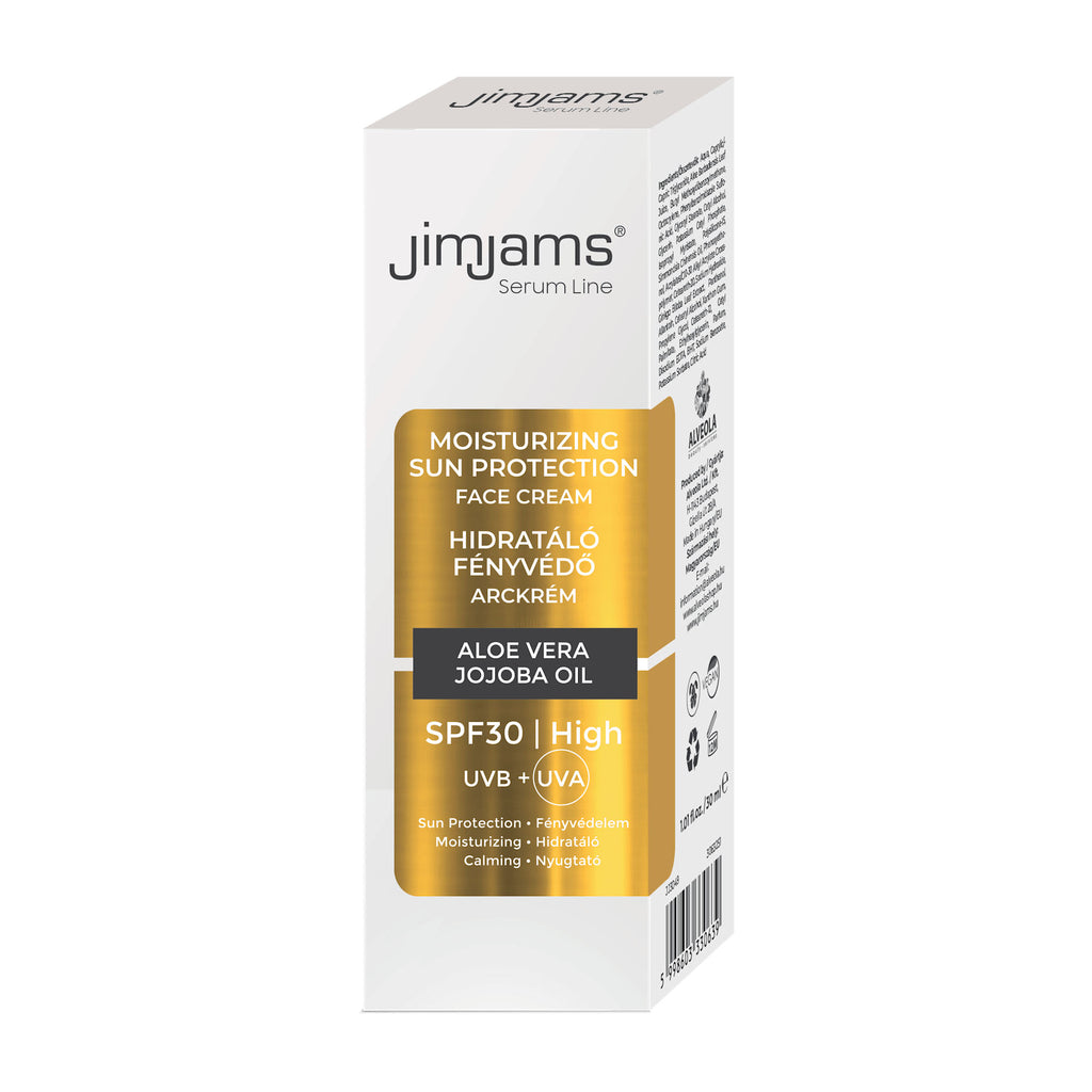 JimJams Serum Line Feuchtigkeits Sonnenschutz Gesichtscreme LSF 30, 30 ml