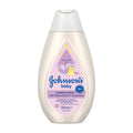 Johnson's Baby bedtime lotion bottle on a white background