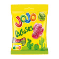 Packaging of JoJo Cactuses gummy candies with colorful design on a white background