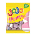 Packaging of JOJO Marshmallow with colorful design on a white background