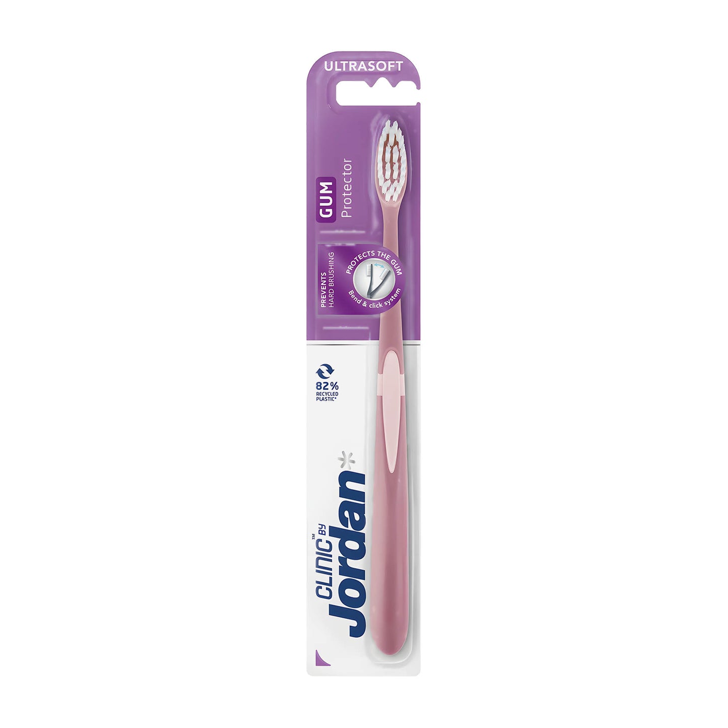 Jordan Clinic Gum Protector ultra soft manual toothbrush, 1 Count