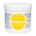 Kallos KJMN Banana Fortifying Hair Mask jar on a white background
