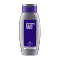 Kallos Silver Reflex Shampoo bottle with purple label on a white background