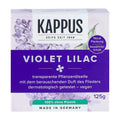 Kappus Violet Lilac soap packaging with floral design on a white background