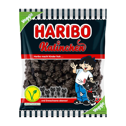 Haribo Katinchen Cats Licorice Candy, 175 g