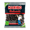 Haribo Katinchen licorice candy package with cartoon character on a white background