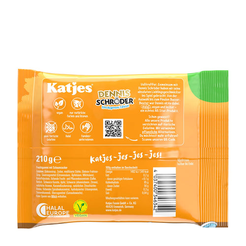Katjes Gummy Candy Dennis Schröder, 210 g