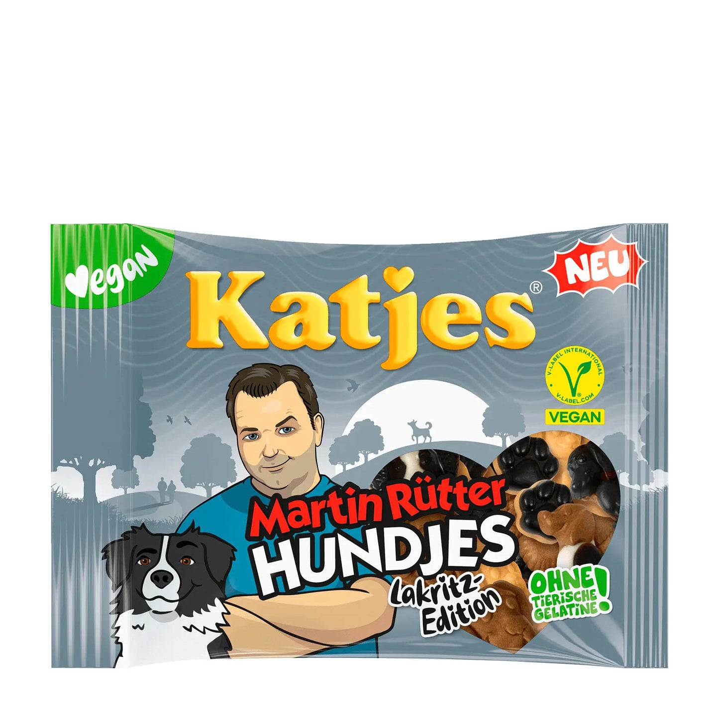 Katjes Martin Rütter Hunde Lakritzbonbon, 175 g