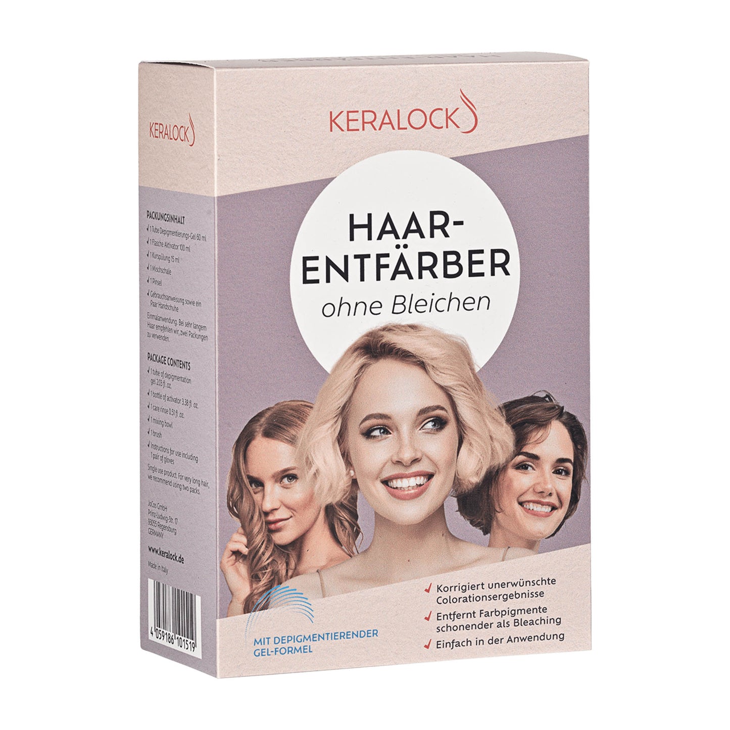 Keralock Haar-Entfärber, 160 ml